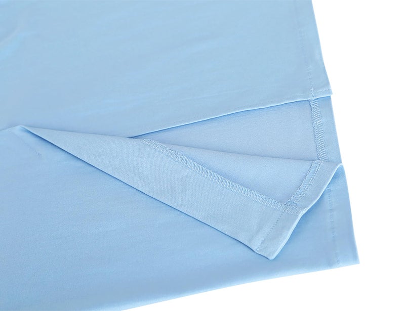 MUXXN Women's 1950s Vintage 3/4 Sleeve Elegant Collar Cocktail Evening Dress (X-Large, Airy Blue) - Image 5